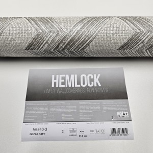 Tapeta ścienna BTS Hemlock V6840-3, zigzag grey