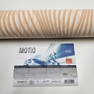 Tapeta ścienna BTS Motio V6140-10, biała, brązowa abstrakcja, srebrny brokat