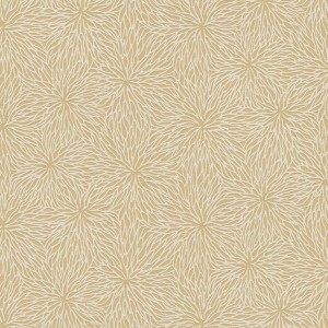 Tapeta ścienna Grandeco Boutique Karin Sajo KS3307, kwiaty, flokowana, złota