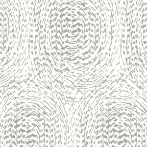 Tapeta ścienna A.S. Creation Architects Paper Alpha 33373-2, biała, srebrne koła