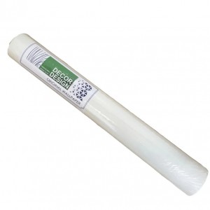 Tapeta ścienna Decor Design 205005, biała, gładka, 130 gr, kryje pęknięcia