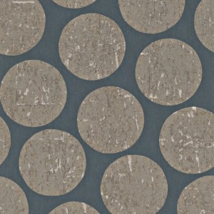 Tapeta ścienna RASCH Rasch Textil  Indigo 226644, nowoczesne koła – granatowo-szara elegancja 🎨